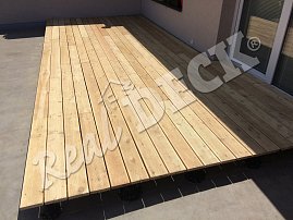 REAL DECK, Siberian larch 27 x 145 mm reeded, natural