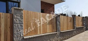 REAL FACADE Siberian larch 20 x 90 mm , OSMO UV oil no. 420 transparent