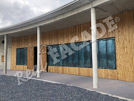 REAL FACADE Siberian larch 20x90mm, OSMO UV oil no. 420 transparent