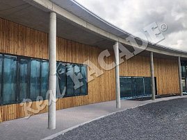REAL FACADE Siberian larch 20x90mm, OSMO UV oil no. 420 transparent