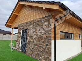 REAL FACADE Siberian larch 20 x 93 mm , OSMO UV oil no. 420 transparent
