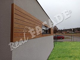 REAL FACADE Siberian larch Raute 20 x 93 mm , OSMO UV oil no. 420 transparent