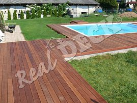 REAL DECK Merbau 22 x 140 mm smooth, natural