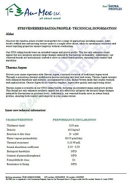 STS3 profile - alder and thermoaspen