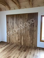 EKOWOOD Oak Rustical 1-strip 13,5 x 192 mm Osmo oil shade colourless matt, longitudinal and transverse edges 4V, brushed surface
