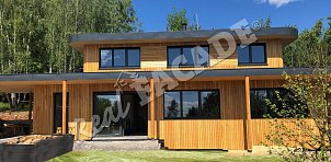 REAL FACADE Siberian larch 20x95 mm , Siberian larch classic 19x145 mm, natural