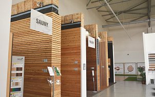 Saunas and facades - showroom
