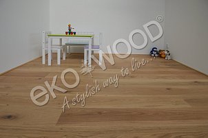 EKOWOOD Oak 1-strip, 13.5 x 185 mm, treated with OSMO oil, shade Natural