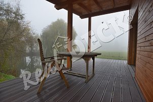 REAL DECK, Siberian larch 27 x 145 mm reeded, OSMO oil no. 019 grey