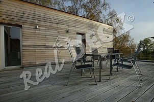 REAL DECK, Siberian larch 27 x 145 mm reeded, natural, after 2 years