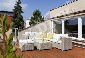 REAL DECK, Siberian larch 27 x 145 mm grooved OSMO Terrace oil no.009 larch