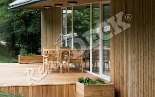 REAL DECK Siberian larch 28 x 145 mm, natural, reeded