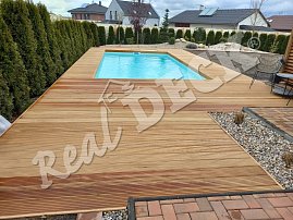 REAL DECK Garapa 25x145mmgrooved, natural