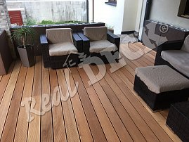 REAL DECK Garapa 22x145 mm reeded, natural